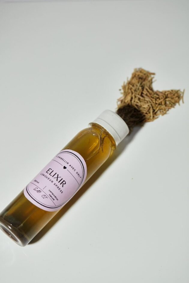 Huile élixir cheveux