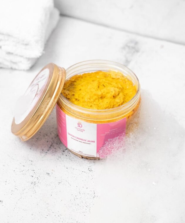 Savon crémeux jaune